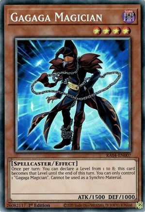 Gagaga Magician (PCR) (RA04-EN007) - Quarter Century Stampede 1st Edition Quarter Century Stampede Yugioh Single  Squirtle Squad Card Shop.