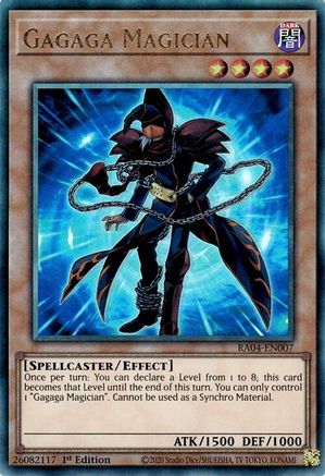 Gagaga Magician (PUR) (RA04-EN007) - Quarter Century Stampede 1st Edition Quarter Century Stampede Yugioh Single  Squirtle Squad Card Shop.