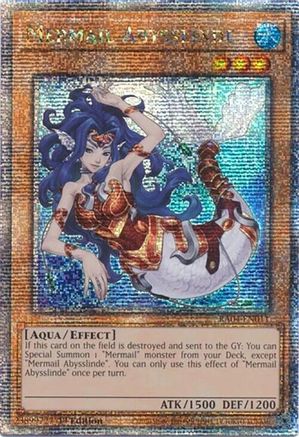 Mermail Abysslinde (Quarter Century Secret Rare) (RA04-EN011) - Quarter Century Stampede 1st Edition Quarter Century Stampede Yugioh Single  Squirtle Squad Card Shop.