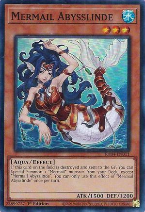 Mermail Abysslinde (RA04-EN011) - Quarter Century Stampede 1st Edition Quarter Century Stampede Yugioh Single  Squirtle Squad Card Shop.