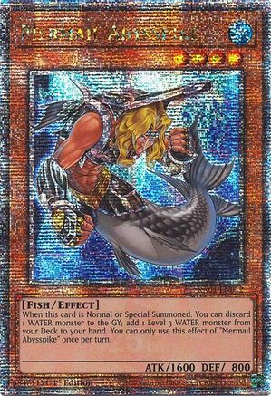 Mermail Abysspike (Quarter Century Secret Rare) (RA04-EN012) - Quarter Century Stampede 1st Edition Quarter Century Stampede Yugioh Single  Squirtle Squad Card Shop.