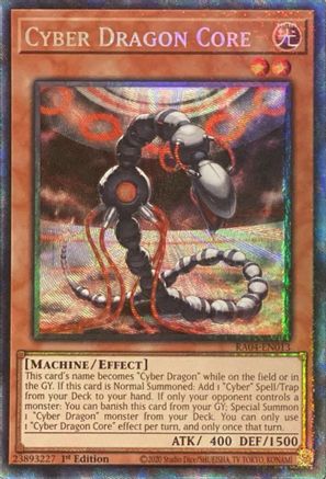 Cyber Dragon Core (PCR) (RA04-EN013) - Quarter Century Stampede 1st Edition Quarter Century Stampede Yugioh Single  Squirtle Squad Card Shop.
