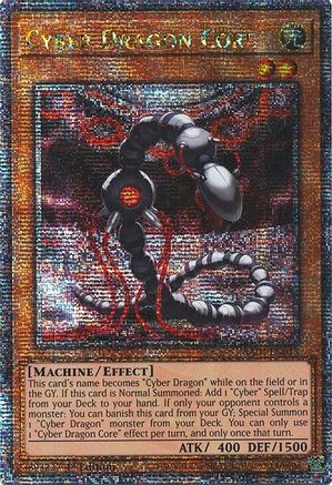 Cyber Dragon Core (Quarter Century Secret Rare) (RA04-EN013) - Quarter Century Stampede 1st Edition Quarter Century Stampede Yugioh Single  Squirtle Squad Card Shop.