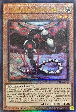 Cyber Dragon Core (PUR) (RA04-EN013) - Quarter Century Stampede 1st Edition Quarter Century Stampede Yugioh Single  Squirtle Squad Card Shop.