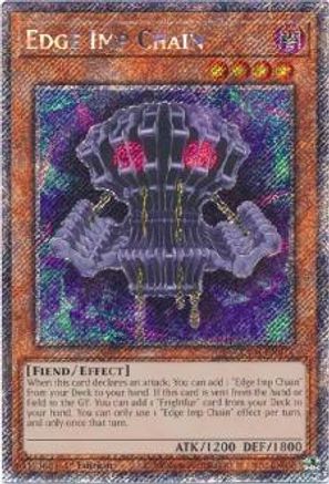 Edge Imp Chain (Platinum Secret Rare) (RA04-EN014) - Quarter Century Stampede 1st Edition Quarter Century Stampede Yugioh Single  Squirtle Squad Card Shop.