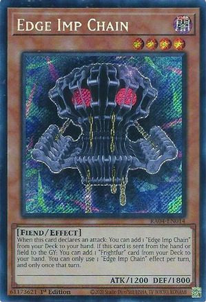 Edge Imp Chain (Secret Rare) (RA04-EN014) - Quarter Century Stampede 1st Edition Quarter Century Stampede Yugioh Single  Squirtle Squad Card Shop.