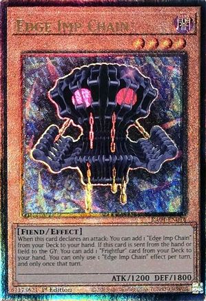 Edge Imp Chain (PUR) (RA04-EN014) - Quarter Century Stampede 1st Edition Quarter Century Stampede Yugioh Single  Squirtle Squad Card Shop.