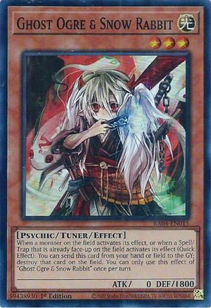 Ghost Ogre & Snow Rabbit (RA04-EN015) - Quarter Century Stampede 1st Edition Quarter Century Stampede Yugioh Single  Squirtle Squad Card Shop.