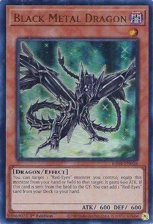 Black Metal Dragon (UR) (RA04-EN016) - Quarter Century Stampede 1st Edition Quarter Century Stampede Yugioh Single  Squirtle Squad Card Shop.