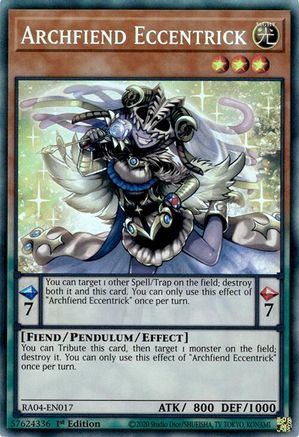 Archfiend Eccentrick (PCR) (RA04-EN017) - Quarter Century Stampede 1st Edition Quarter Century Stampede Yugioh Single  Squirtle Squad Card Shop.
