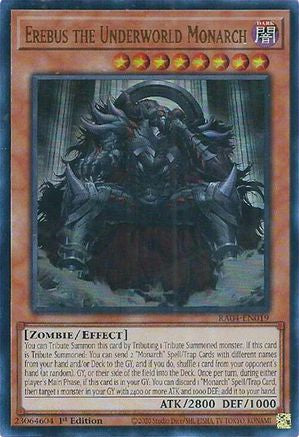 Erebus the Underworld Monarch (UR) (RA04-EN019) - Quarter Century Stampede 1st Edition Quarter Century Stampede Yugioh Single  Squirtle Squad Card Shop.