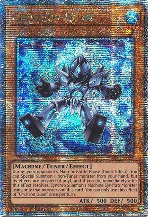Crystron Quan (Quarter Century Secret Rare) (RA04-EN021) - Quarter Century Stampede 1st Edition Quarter Century Stampede Yugioh Single  Squirtle Squad Card Shop.