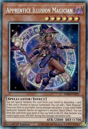 Apprentice Illusion Magician (PCR) (RA04-EN023) - Quarter Century Stampede 1st Edition Quarter Century Stampede Yugioh Single  Squirtle Squad Card Shop.