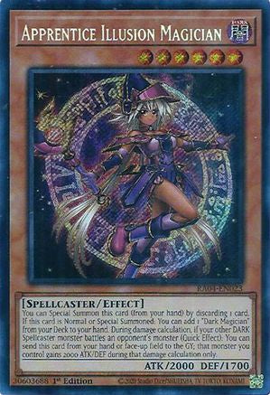Apprentice Illusion Magician (Secret Rare) (RA04-EN023) - Quarter Century Stampede 1st Edition Quarter Century Stampede Yugioh Single  Squirtle Squad Card Shop.