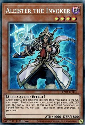 Aleister the Invoker (Alternate Art) (PCR) (RA04-EN024) - Quarter Century Stampede 1st Edition Quarter Century Stampede Yugioh Single  Squirtle Squad Card Shop.