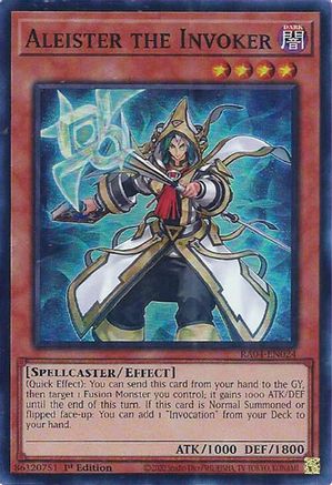 Aleister the Invoker (Alternate Art) (RA04-EN024) - Quarter Century Stampede 1st Edition Quarter Century Stampede Yugioh Single  Squirtle Squad Card Shop.