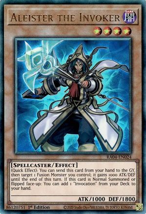 Aleister the Invoker (Alternate Art) (PUR) (RA04-EN024) - Quarter Century Stampede 1st Edition Quarter Century Stampede Yugioh Single  Squirtle Squad Card Shop.
