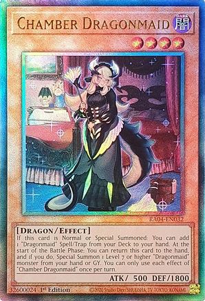 Chamber Dragonmaid (PUR) (RA04-EN032) - Quarter Century Stampede 1st Edition Quarter Century Stampede Yugioh Single  Squirtle Squad Card Shop.