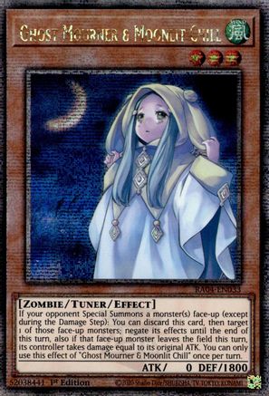 Ghost Mourner & Moonlit Chill (Quarter Century Secret Rare) (RA04-EN033) - Quarter Century Stampede 1st Edition Quarter Century Stampede Yugioh Single  Squirtle Squad Card Shop.