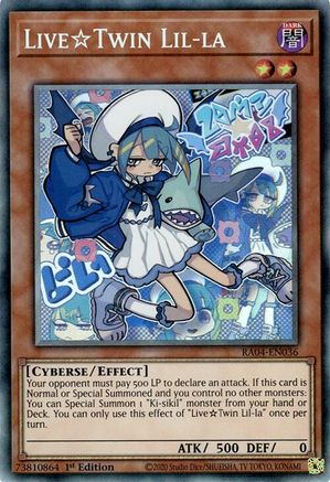 Live Twin Lil-la (PCR) (RA04-EN036) - Quarter Century Stampede 1st Edition Quarter Century Stampede Yugioh Single  Squirtle Squad Card Shop.