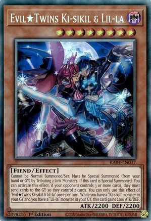 Evil Twins Ki-sikil & Lil-la (PCR) (RA04-EN037) - Quarter Century Stampede 1st Edition Quarter Century Stampede Yugioh Single  Squirtle Squad Card Shop.