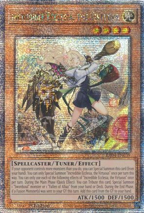 Incredible Ecclesia, the Virtuous (New Art) (Quarter Century Secret Rare) (RA04-EN039) - Quarter Century Stampede 1st Edition Quarter Century Stampede Yugioh Single  Squirtle Squad Card Shop.