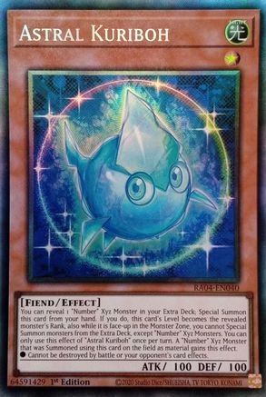 Astral Kuriboh (PCR) (RA04-EN040) - Quarter Century Stampede 1st Edition Quarter Century Stampede Yugioh Single  Squirtle Squad Card Shop.