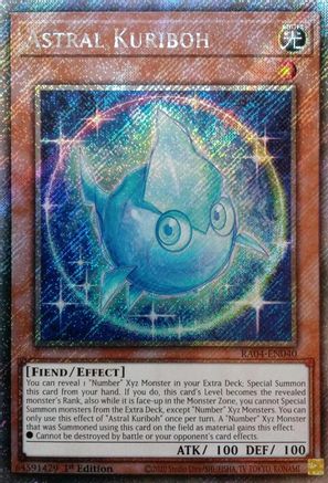 Astral Kuriboh (Platinum Secret Rare) (RA04-EN040) - Quarter Century Stampede 1st Edition Quarter Century Stampede Yugioh Single  Squirtle Squad Card Shop.