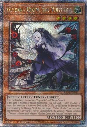 Guiding Quem, the Virtuous (Quarter Century Secret Rare) (RA04-EN043) - Quarter Century Stampede 1st Edition Quarter Century Stampede Yugioh Single  Squirtle Squad Card Shop.