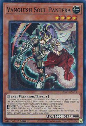 Vanquish Soul Pantera (RA04-EN044) - Quarter Century Stampede 1st Edition Quarter Century Stampede Yugioh Single  Squirtle Squad Card Shop.