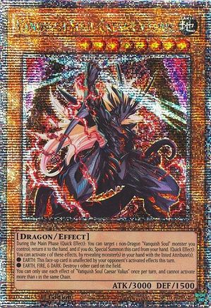Vanquish Soul Caesar Valius (Quarter Century Secret Rare) (RA04-EN046) - Quarter Century Stampede 1st Edition Quarter Century Stampede Yugioh Single  Squirtle Squad Card Shop.
