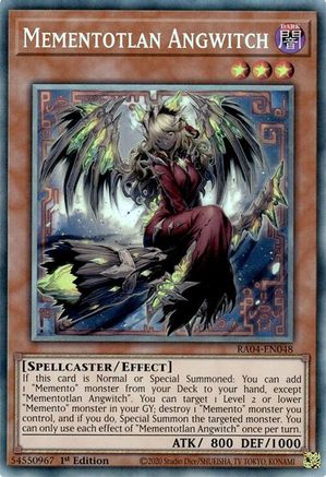 Mementotlan Angwitch (PCR) (RA04-EN048) - Quarter Century Stampede 1st Edition Quarter Century Stampede Yugioh Single  Squirtle Squad Card Shop.