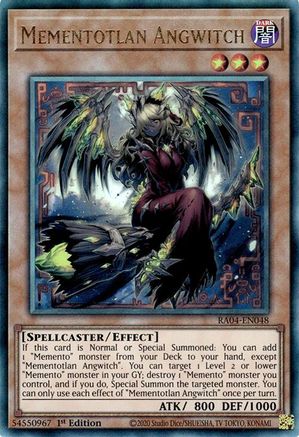 Mementotlan Angwitch (PUR) (RA04-EN048) - Quarter Century Stampede 1st Edition Quarter Century Stampede Yugioh Single  Squirtle Squad Card Shop.