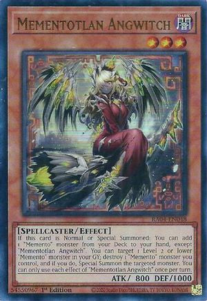 Mementotlan Angwitch (UR) (RA04-EN048) - Quarter Century Stampede 1st Edition Quarter Century Stampede Yugioh Single  Squirtle Squad Card Shop.