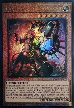 Fiendsmith Engraver (PUR) (RA04-EN049) - Quarter Century Stampede 1st Edition Quarter Century Stampede Yugioh Single  Squirtle Squad Card Shop.