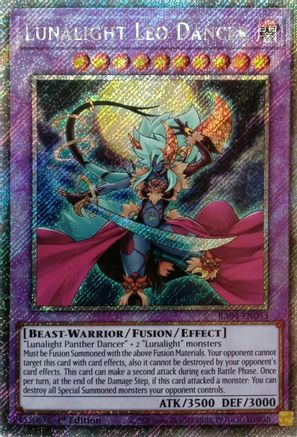 Lunalight Leo Dancer (Platinum Secret Rare) (RA04-EN053) - Quarter Century Stampede 1st Edition Quarter Century Stampede Yugioh Single  Squirtle Squad Card Shop.