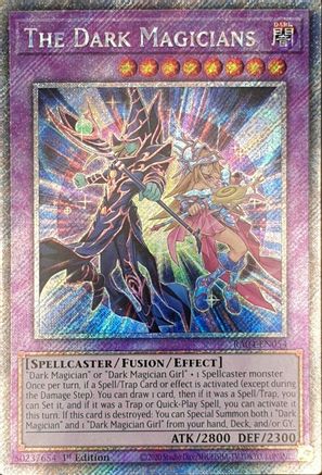 The Dark Magicians (Platinum Secret Rare) (RA04-EN054) - Quarter Century Stampede 1st Edition Quarter Century Stampede Yugioh Single  Squirtle Squad Card Shop.