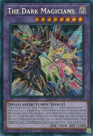 The Dark Magicians (Secret Rare) (RA04-EN054) - Quarter Century Stampede 1st Edition Quarter Century Stampede Yugioh Single  Squirtle Squad Card Shop.