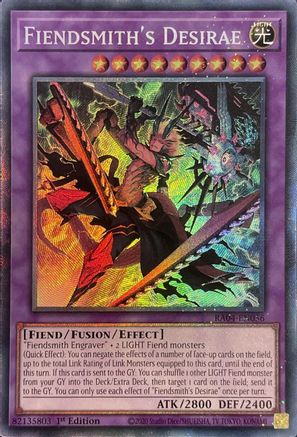 Fiendsmith's Desirae (PCR) (RA04-EN056) - Quarter Century Stampede 1st Edition Quarter Century Stampede Yugioh Single  Squirtle Squad Card Shop.