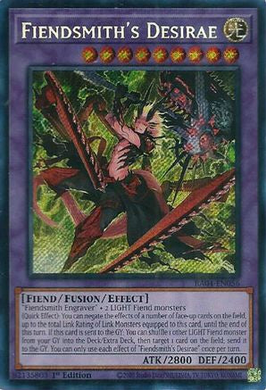 Fiendsmith's Desirae (Secret Rare) (RA04-EN056) - Quarter Century Stampede 1st Edition Quarter Century Stampede Yugioh Single  Squirtle Squad Card Shop.