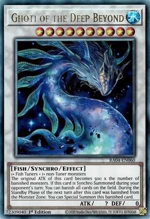 Ghoti of the Deep Beyond (PUR) (RA04-EN060) - Quarter Century Stampede 1st Edition Quarter Century Stampede Yugioh Single  Squirtle Squad Card Shop.