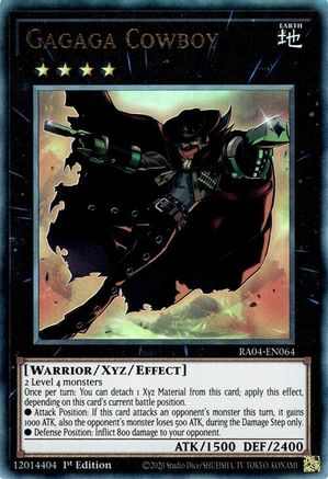 Gagaga Cowboy (PUR) (RA04-EN064) - Quarter Century Stampede 1st Edition Quarter Century Stampede Yugioh Single  Squirtle Squad Card Shop.