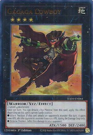 Gagaga Cowboy (UR) (RA04-EN064) - Quarter Century Stampede 1st Edition Quarter Century Stampede Yugioh Single  Squirtle Squad Card Shop.
