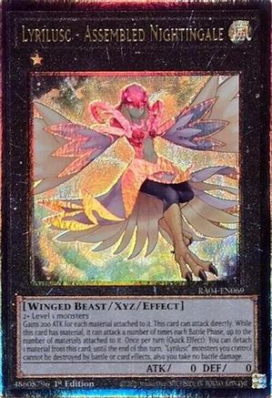 Lyrilusc - Assembled Nightingale (PUR) (RA04-EN069) - Quarter Century Stampede 1st Edition Quarter Century Stampede Yugioh Single  Squirtle Squad Card Shop.