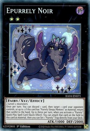 Epurrely Noir (PCR) (RA04-EN071) - Quarter Century Stampede 1st Edition Quarter Century Stampede Yugioh Single  Squirtle Squad Card Shop.