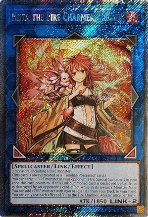 Hiita the Fire Charmer, Ablaze (Platinum Secret Rare) (RA04-EN074) - Quarter Century Stampede 1st Edition Quarter Century Stampede Yugioh Single  Squirtle Squad Card Shop.