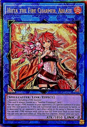 Hiita the Fire Charmer, Ablaze (PUR) (RA04-EN074) - Quarter Century Stampede 1st Edition Quarter Century Stampede Yugioh Single  Squirtle Squad Card Shop.