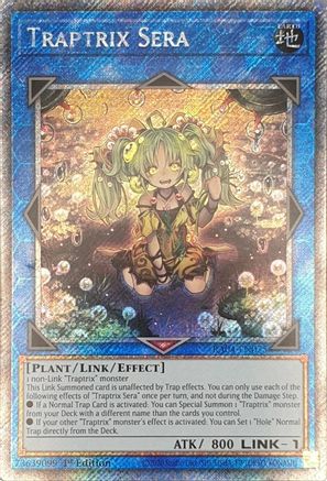 Traptrix Sera (Platinum Secret Rare) (RA04-EN075) - Quarter Century Stampede 1st Edition Quarter Century Stampede Yugioh Single  Squirtle Squad Card Shop.