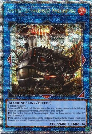 Amphibious Swarmship Amblowhale (Quarter Century Secret Rare) (RA04-EN077) - Quarter Century Stampede 1st Edition Quarter Century Stampede Yugioh Single  Squirtle Squad Card Shop.