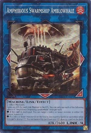 Amphibious Swarmship Amblowhale (RA04-EN077) - Quarter Century Stampede 1st Edition Quarter Century Stampede Yugioh Single  Squirtle Squad Card Shop.